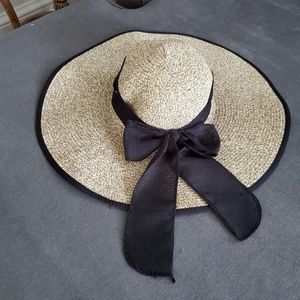 Large brimmed hat